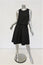 Tibi Dress Black Layered Cotton Size 4 Sleeveless Crossover-Back