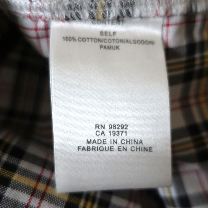 Tibi Tie-Neck Shirt Kingston Plaid Size Medium Zip-Back Long Sleeve Top NEW available at CelebrityOwned.com img_8