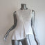 Timo Weiland Asymmetric Top White Mesh Knit Size Extra Small NEW