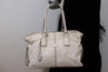 Tod's D-Bag Media Tote Cream Leather Large Shoulder Bag