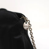 Tod's Evening Bag Black Crystal-Embellished Satin Mini Clutch available at CelebrityOwned.com img_8