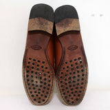 Tod's Penny Loafers Brown Grained Leather Size 9 Slip-On Flats available at CelebrityOwned.com img_11