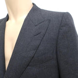 Tom Ford Suit Jacket Charcoal Wool Size 50 Two-Button Blazer available at CelebrityOwned.com img_2