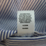 Trouve Striped Shirt Blue/White Cotton Size Extra Small Long Sleeve Tunic Top available at CelebrityOwned.com img_7