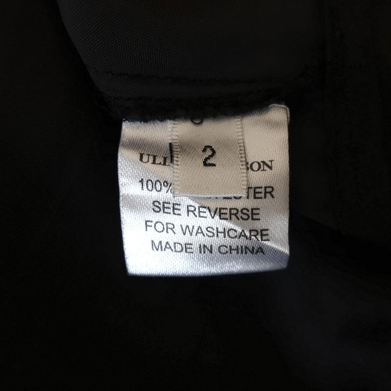 Ulla Johnson Blouse Annelise Black Matte Satin Size 2 Cap Sleeve Top available at CelebrityOwned.com img_6