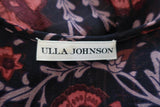 Ulla Johnson Blouse Bea Black/Red Floral Print Silk Size 0 Peasant Top available at CelebrityOwned.com img_6