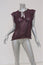 Ulla Johnson Blouse Magdalena Bordeaux Floral-Embroidered Georgette Top Size 4