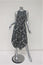 Ulla Johnson Dress Gili Dark Gray Printed Cotton Size 4 Sleeveless Midi