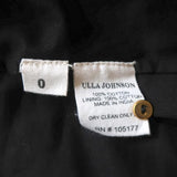 Ulla Johnson Dress Henriette Black Lace-Trim Cotton Size 0 Side-Tie Mini available at CelebrityOwned.com img_7