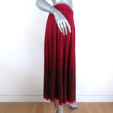 Ulla Johnson Midi Skirt Billie Fuchsia Metallic Gradient Knit Size Small NEW available at CelebrityOwned.com img_3