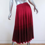 Ulla Johnson Midi Skirt Billie Fuchsia Metallic Gradient Knit Size Small NEW available at CelebrityOwned.com img_4