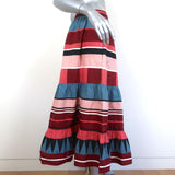 Ulla Johnson Midi Skirt Simi Ruffled Printed Cotton Size 8 available at CelebrityOwned.com img_3