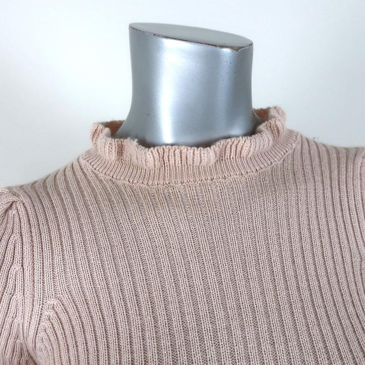 Ulla Johnson Sweater Altair Alpaca-Silk Knit Size Petite Puff Sleeve Pullover available at CelebrityOwned.com img_2