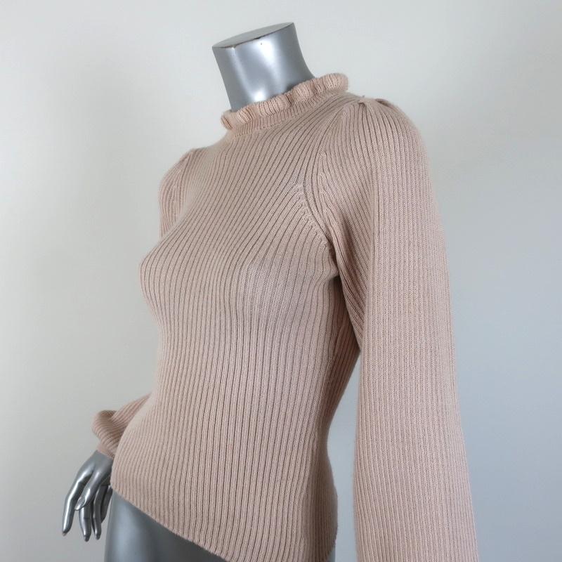 Ulla Johnson Sweater Altair Alpaca-Silk Knit Size Petite Puff Sleeve Pullover available at CelebrityOwned.com img_4