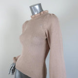 Ulla Johnson Sweater Altair Alpaca-Silk Knit Size Petite Puff Sleeve Pullover available at CelebrityOwned.com img_4