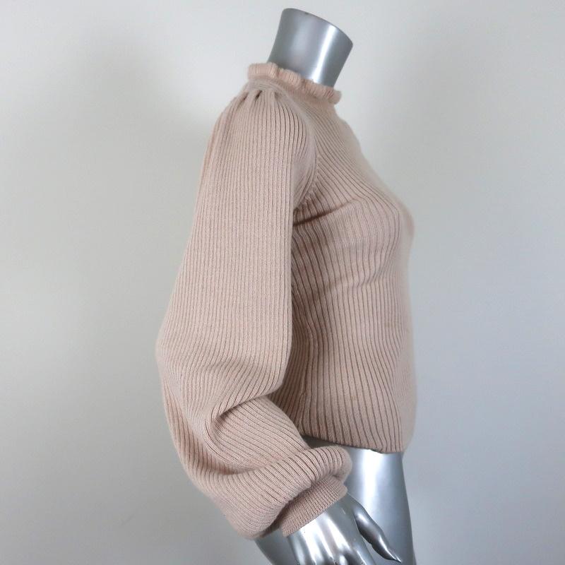 Ulla Johnson Sweater Altair Alpaca-Silk Knit Size Petite Puff Sleeve Pullover available at CelebrityOwned.com img_5