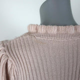 Ulla Johnson Sweater Altair Alpaca-Silk Knit Size Petite Puff Sleeve Pullover available at CelebrityOwned.com img_7