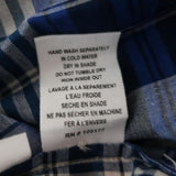 Ulla Johnson Tie-Front Mini Dress Theo Navy/White Plaid Size 0 available at CelebrityOwned.com img_8