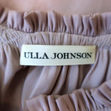 Ulla Johnson Top Ren Mauve Ruched Satin Size 2 Sleeveless Blouse available at CelebrityOwned.com img_8