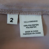 Ulla Johnson Top Ren Mauve Ruched Satin Size 2 Sleeveless Blouse available at CelebrityOwned.com img_9