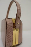 VBH Jazz Octagonal Evening Bag Light Pink Karung Snakeskin available at CelebrityOwned.com img_10