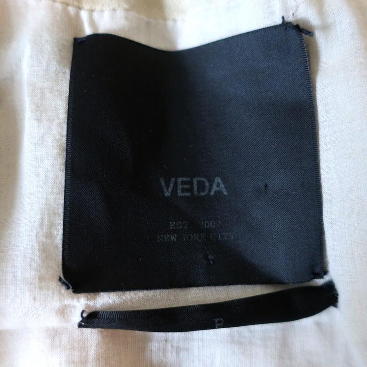 VEDA Boss Suede Jacket Light Beige Size Petite available at CelebrityOwned.com img_8
