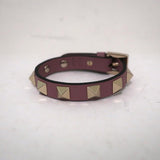 Valentino Rockstud Bracelet Poudre Pink Leather NEW available at CelebrityOwned.com img_4
