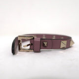 Valentino Rockstud Bracelet Poudre Pink Leather NEW available at CelebrityOwned.com img_5