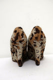 Valentino Wedge Pumps Leopard Print Calf Hair and Lace Size 37 Peep Toe Heel available at CelebrityOwned.com img_8
