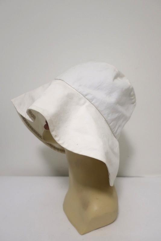 Valeur Mad Factory Floppy Wide Brim Hat Tetora White Cotton available at CelebrityOwned.com img_2