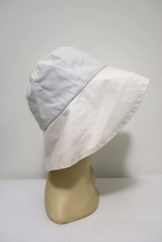 Valeur Mad Factory Floppy Wide Brim Hat Tetora White Cotton available at CelebrityOwned.com img_3