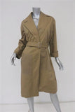 Vanessa Bruno Trench Coat Gatsby Khaki Cotton Gabardine Size 38 Belted Jacket available at CelebrityOwned.com img_2