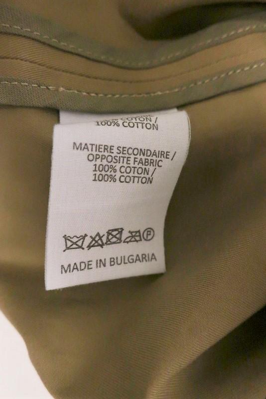 Vanessa Bruno Trench Coat Gatsby Khaki Cotton Gabardine Size 38 Belted Jacket available at CelebrityOwned.com img_9