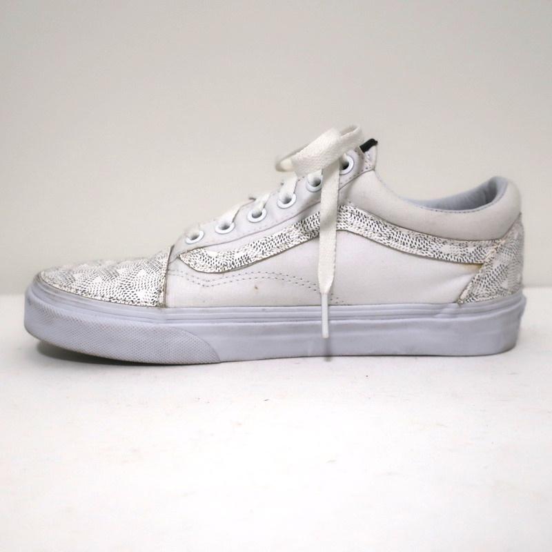 Oorlogsschip Lastig opmerking Vans x Kuhvit Custom Goyard Old Skool Low Top Sneakers White Size 7.5 –  Celebrity Owned