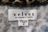 Velvet Graham & Spencer Puff Sleeve Top Ashlyn Leopard Print Fleece Size Small available at CelebrityOwned.com img_5