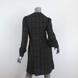 Velvet by Graham & Spencer Dress Delores Black/Cream Polka Dot Print Size Small available at CelebrityOwned.com img_5