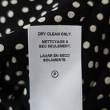 Velvet by Graham & Spencer Dress Delores Black/Cream Polka Dot Print Size Small available at CelebrityOwned.com img_8