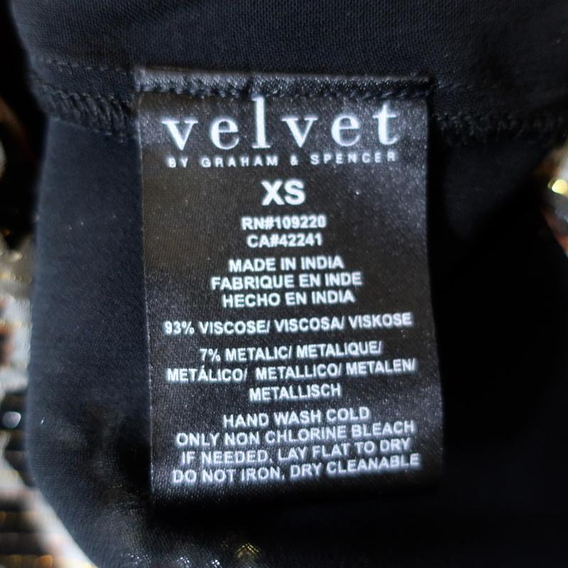 Velvet by Graham &amp; Spencer Dress Regan Lurex Leopard Print Size Extra Small NEW available at CelebrityOwned.com img_7