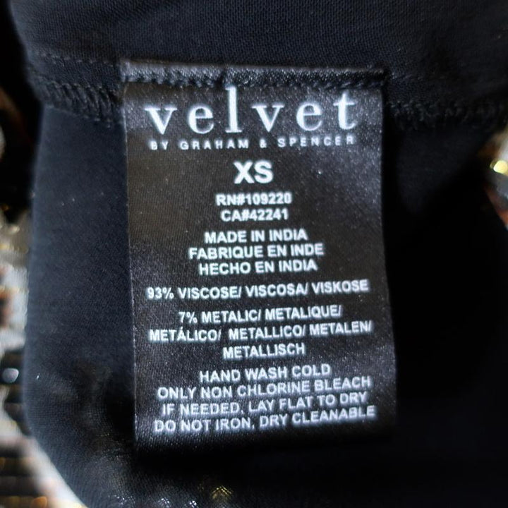Velvet by Graham &amp; Spencer Dress Regan Lurex Leopard Print Size Extra Small NEW available at CelebrityOwned.com img_7