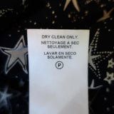 Velvet by Graham & Spencer Top Ann Teal Ruffled Star Print Georgette Size Small available at CelebrityOwned.com img_8