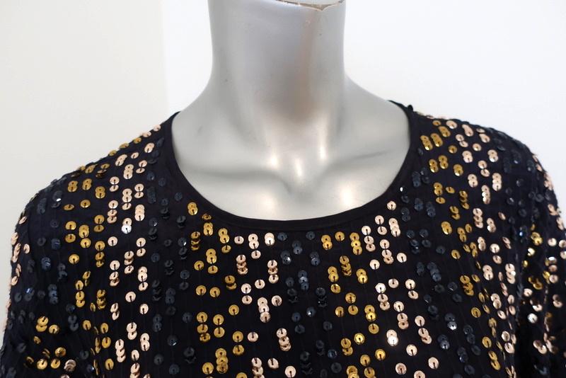 Velvet by Graham &amp; Spencer Vivi Sequin Dress Multi Size Small Short Sleeve Mini available at CelebrityOwned.com img_3