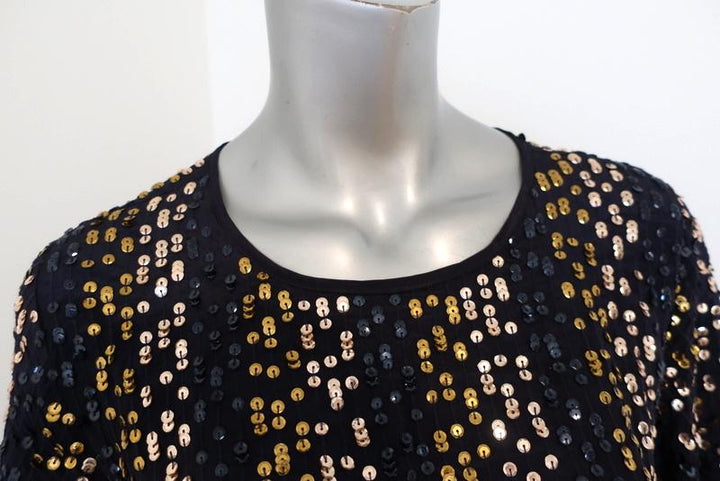 Velvet by Graham &amp; Spencer Vivi Sequin Dress Multi Size Small Short Sleeve Mini available at CelebrityOwned.com img_3