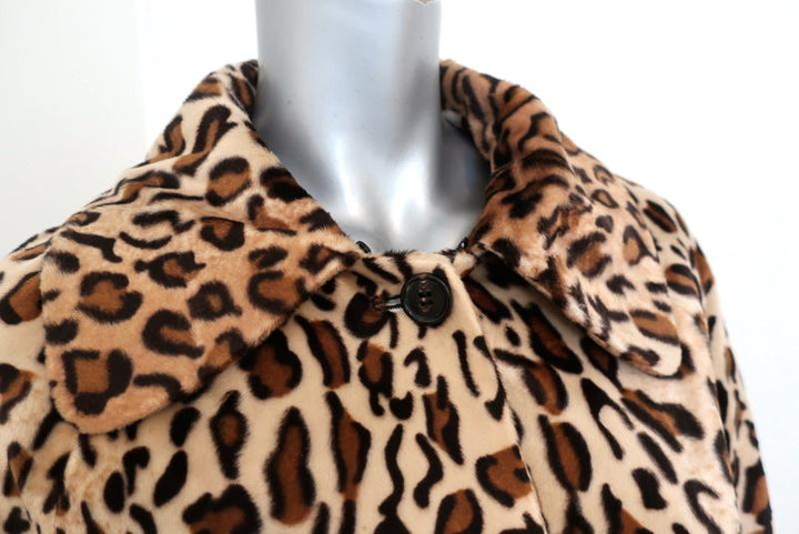 Velvet by Graham &amp; Spencer Windy Jacket Leopard Print Faux Fur Size Medium available at CelebrityOwned.com img_2