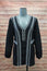Veronica Beard Blouse Loreto Black Embroidered Silk Size 8 V-Neck Top