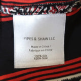 Veronica Beard Flounce Mini Dress Ivy Black/Red Striped Silk Satin Size 2 available at CelebrityOwned.com img_6