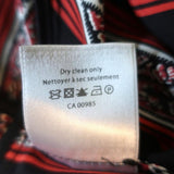 Veronica Beard Flounce Mini Dress Ivy Black/Red Striped Silk Satin Size 2 available at CelebrityOwned.com img_7