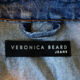 Veronica Beard Jeans Marianne Jean Jacket Two-Tone Denim Size Small available at CelebrityOwned.com img_7
