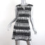Veronica Beard Mini Dress Black/White Block Print Stretch Cotton Size 4
