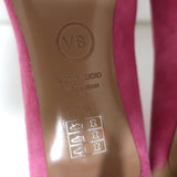 Veronica Beard Pumps Aurora Pink Suede Size 7.5 Pointed Toe Heels available at CelebrityOwned.com img_12