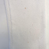 Veronica Beard Ruffle Top Dawson White Ribbed Jersey Size Medium Long Sleeve available at CelebrityOwned.com img_7